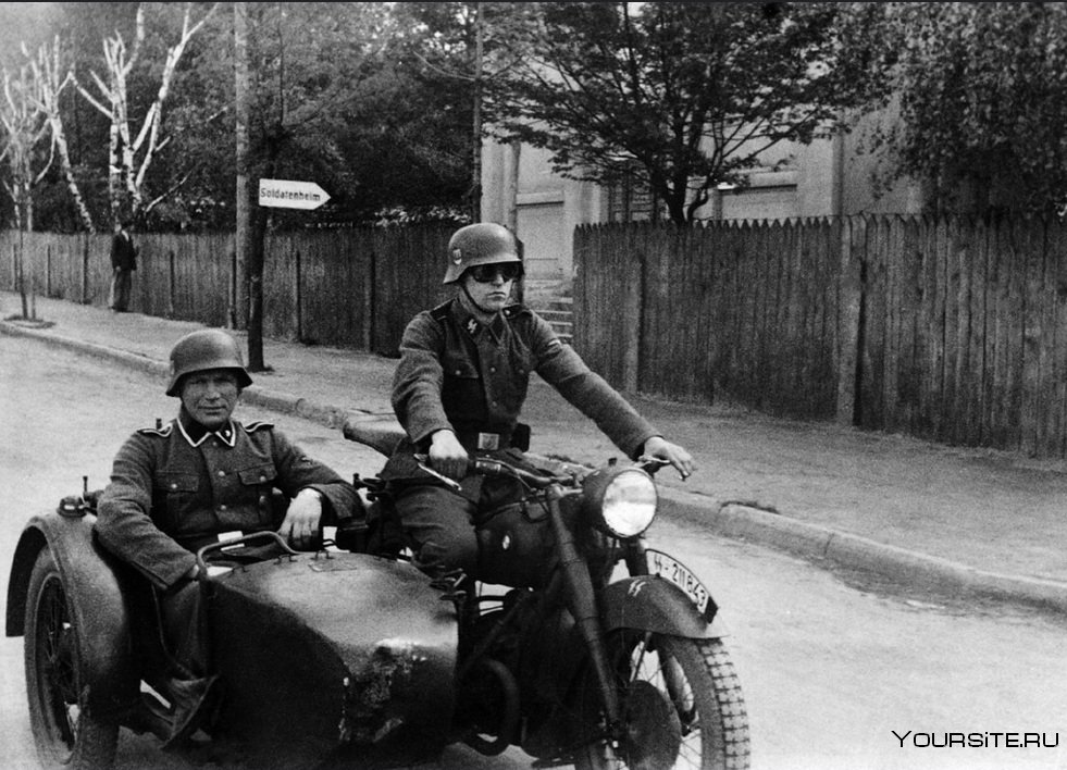 Triumph 1940 мотоцикл Вермахт