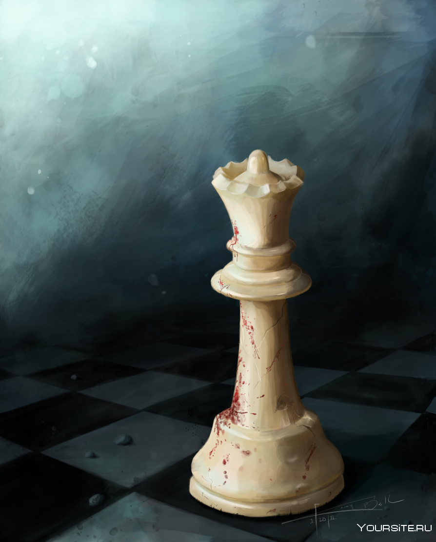 Шахматная фигура ферзь и Королева