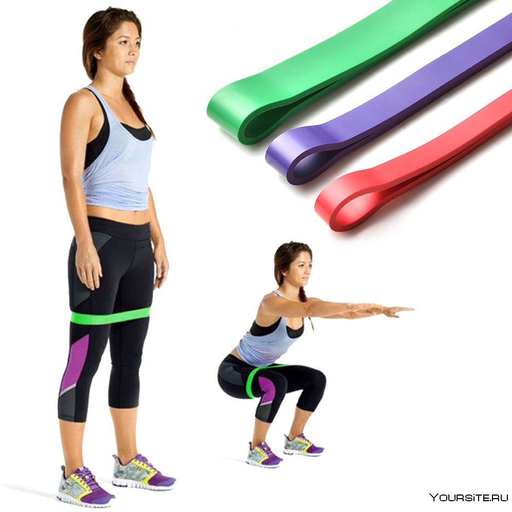 Фитнес резинки exercise Resistance Belt