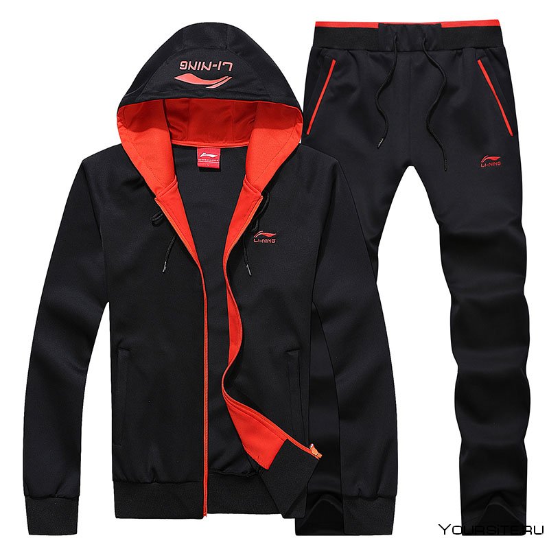 Li-ning спортивный костюм мужской