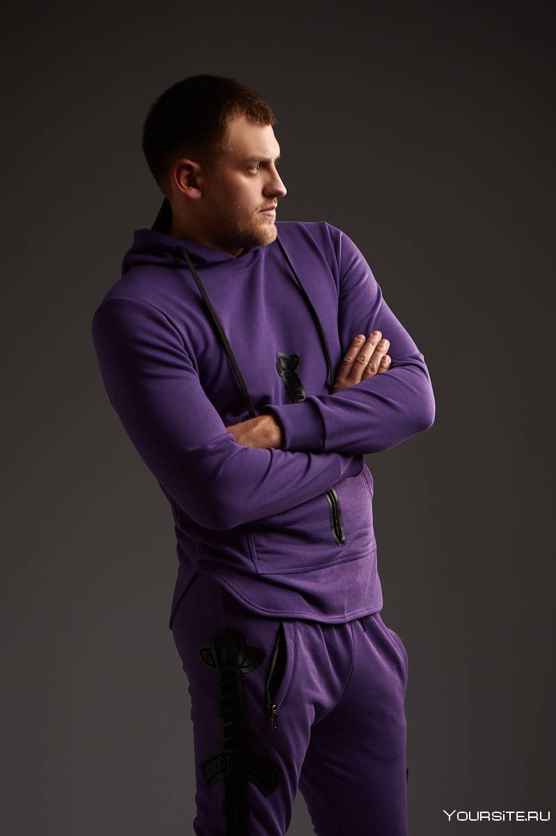 Фиолетовый спортивный костюм мужской адидас