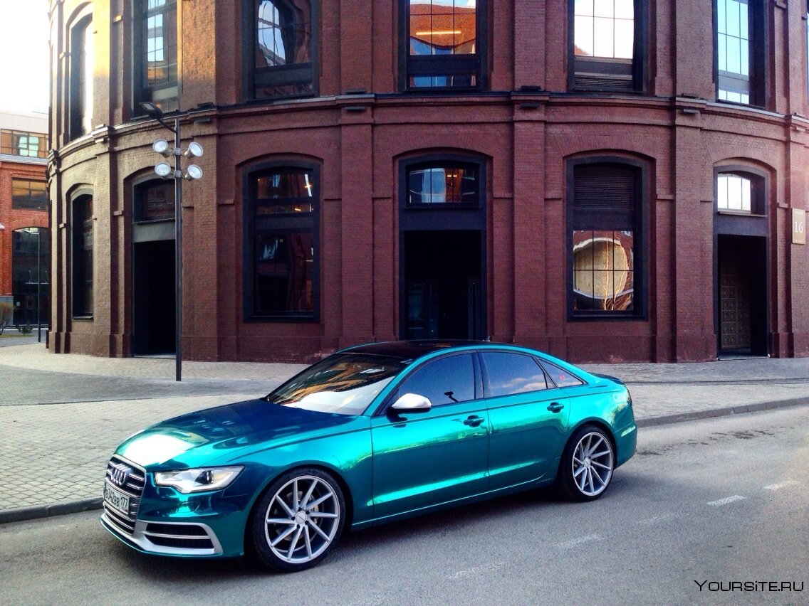 Audi a6 Emerald Chrome
