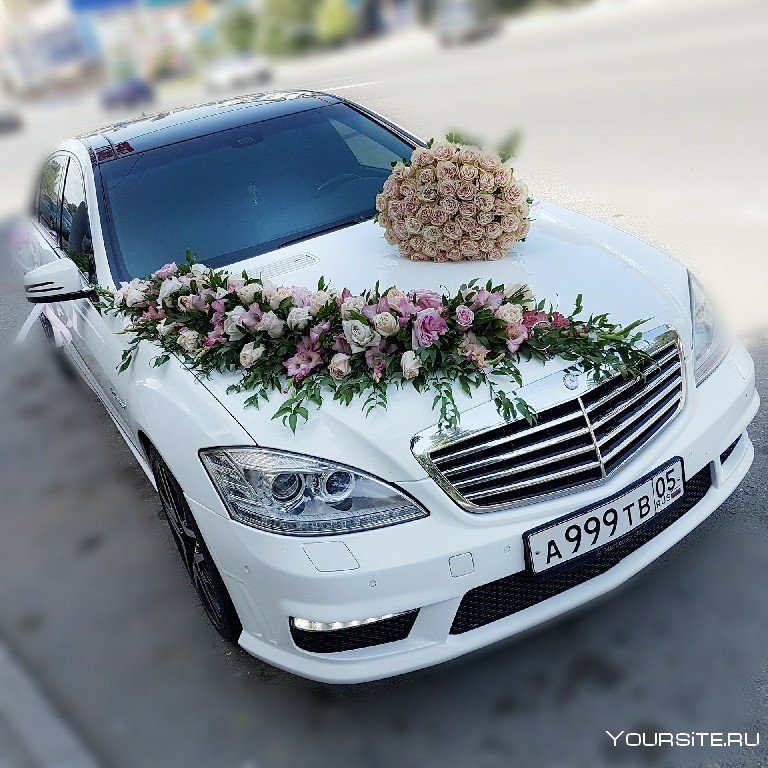 Свадебный кортеж украшение на машину