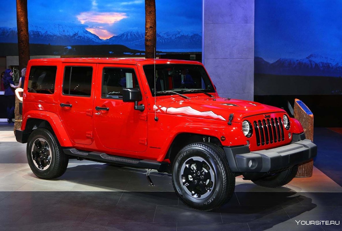 Jeep Wrangler 2021 красный