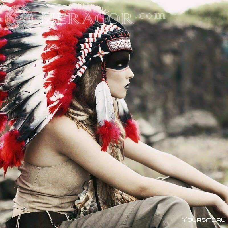 Индейская девушка Апачи