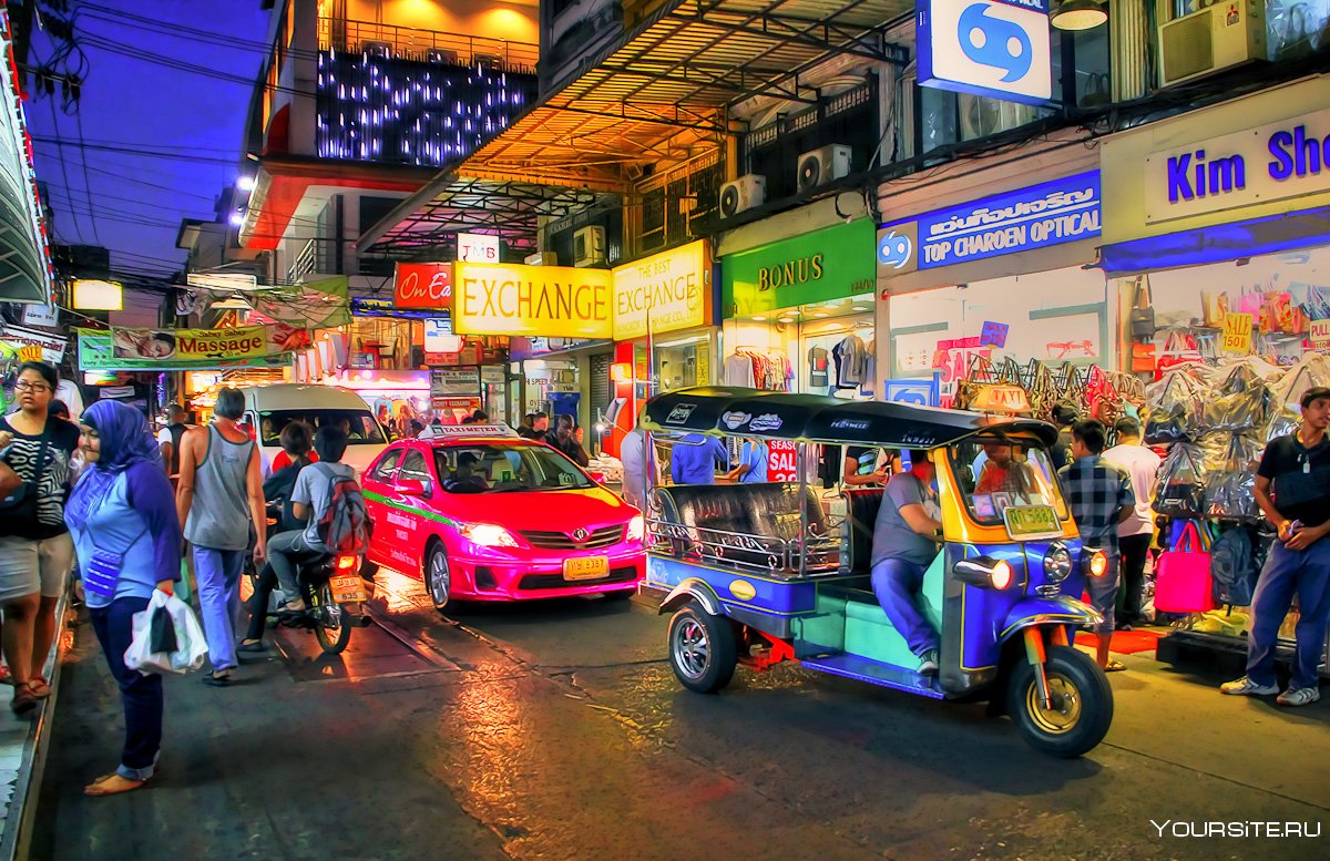 Тук тук такси в Тайланде