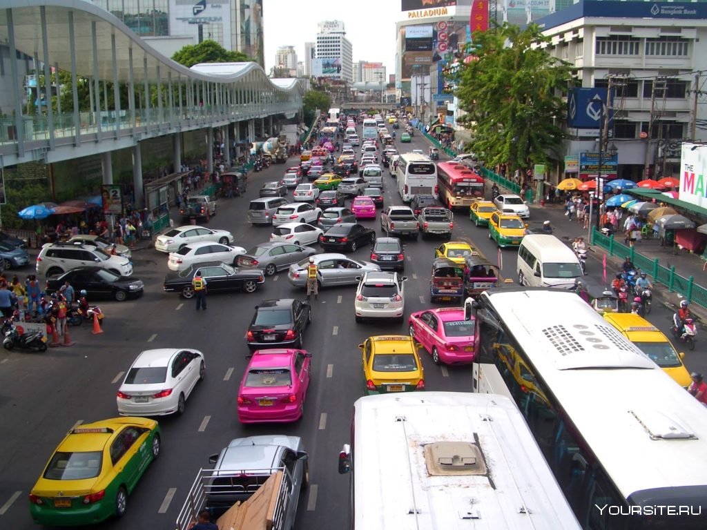 Тайланд Бангкок дороги
