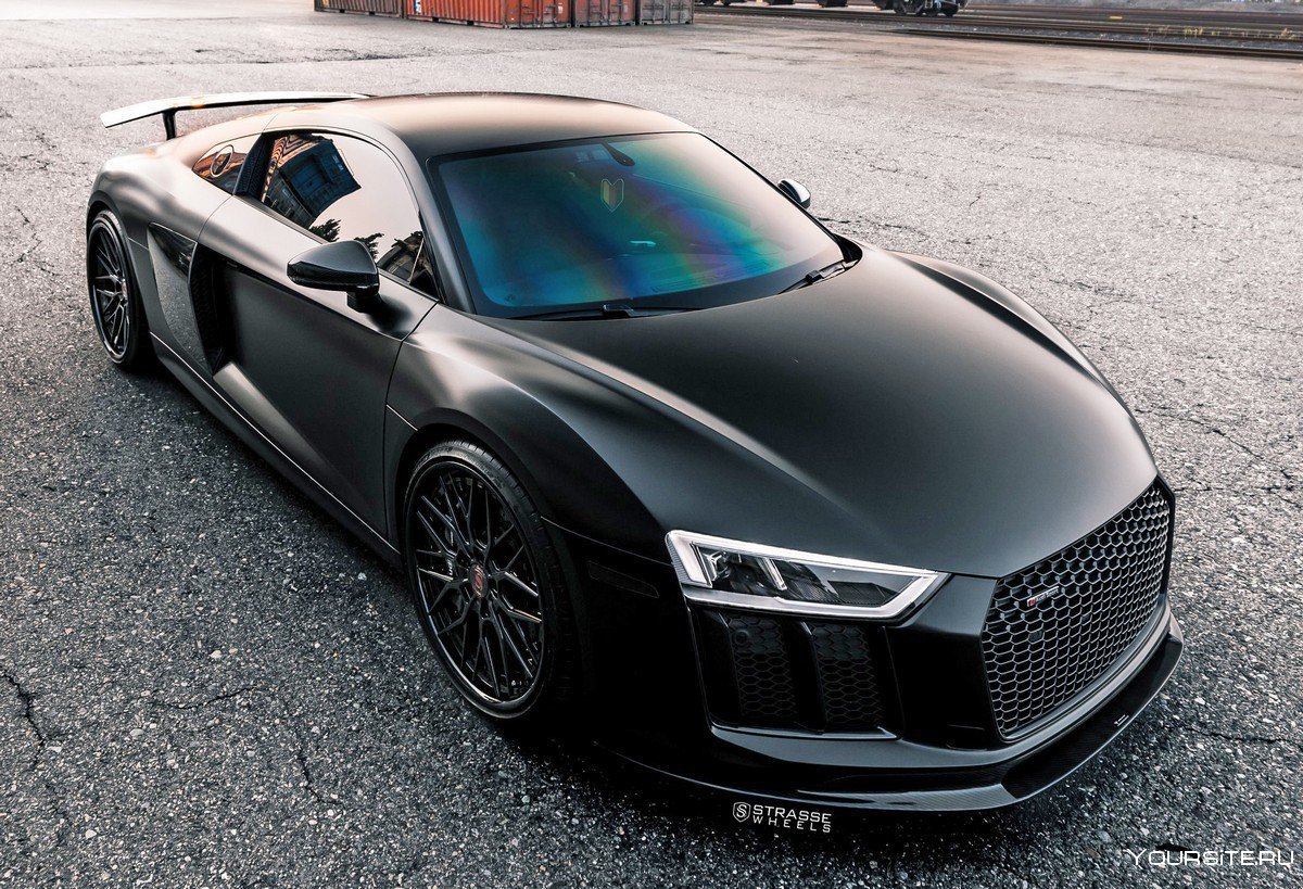 Audi r8 v10 Plus черный