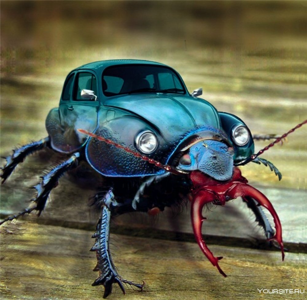 Машины в виде насекомых