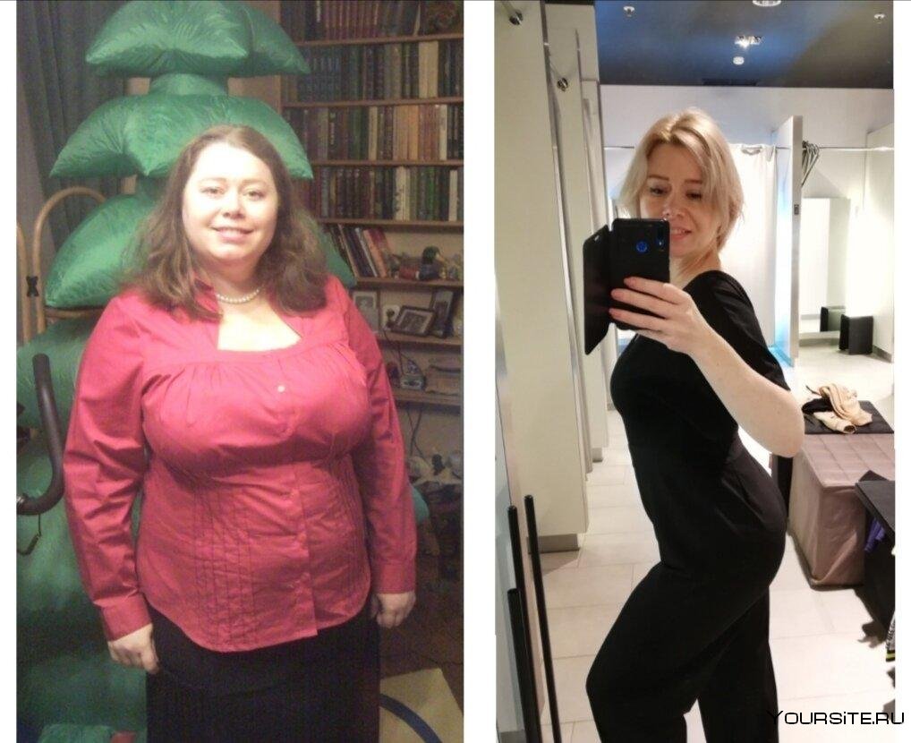 Похудела на 40 кг до и после