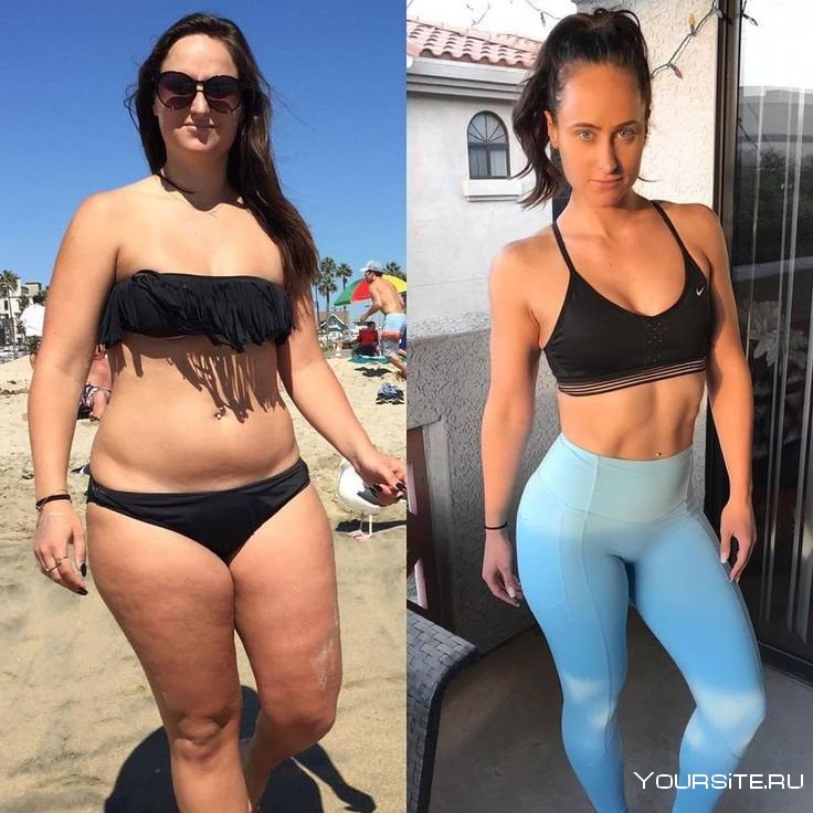Fit to fat женщины