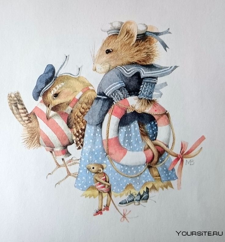 Марджолен Бастин иллюстрации мышки