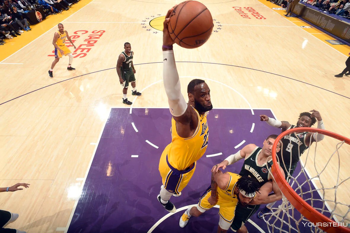 Баскетбол кадры Lakers
