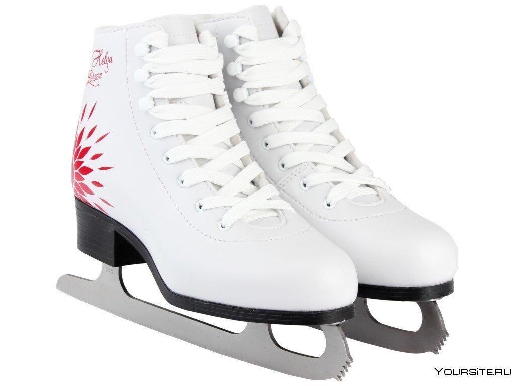 Женские фигурные коньки Larsen Red Flake