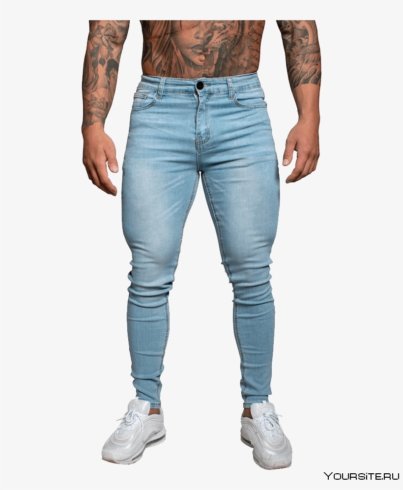 Накаченные ноги в джинсах мужские