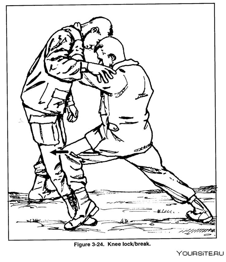 Плакат рукопашный бой