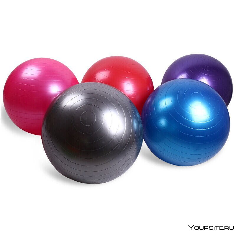 Мяч гимнастический массажный 65 см с насосом massage Ball