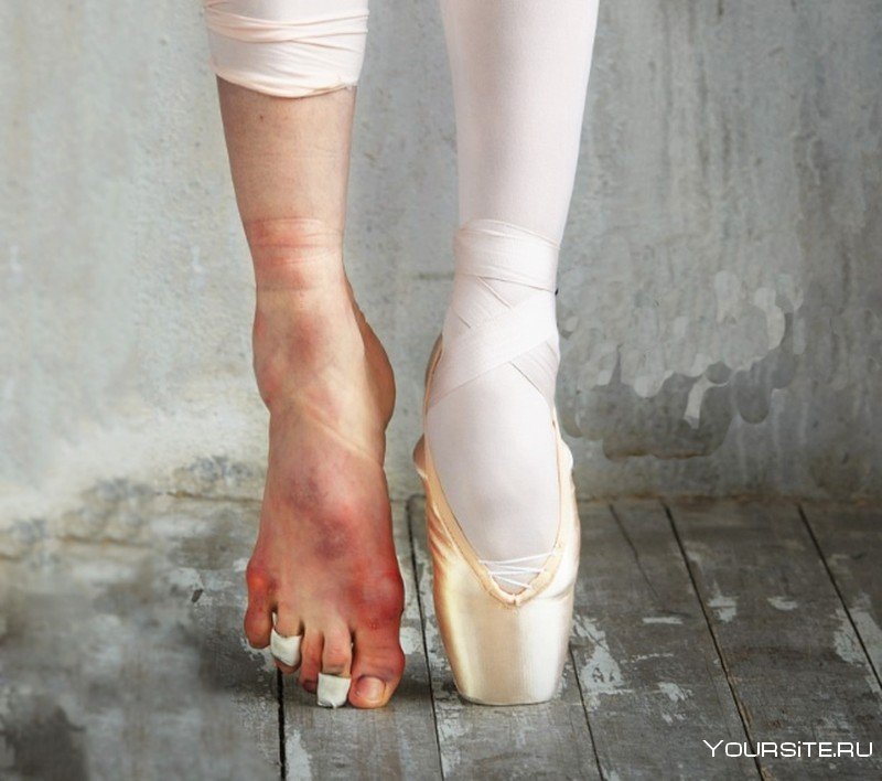 Ноги профессиональной балерины