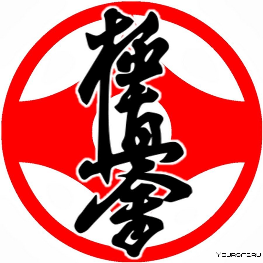 Татуировка в виде эмблемы киокушинкай