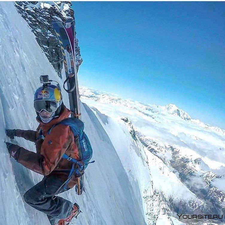 Спуск на лыжах с Эвереста