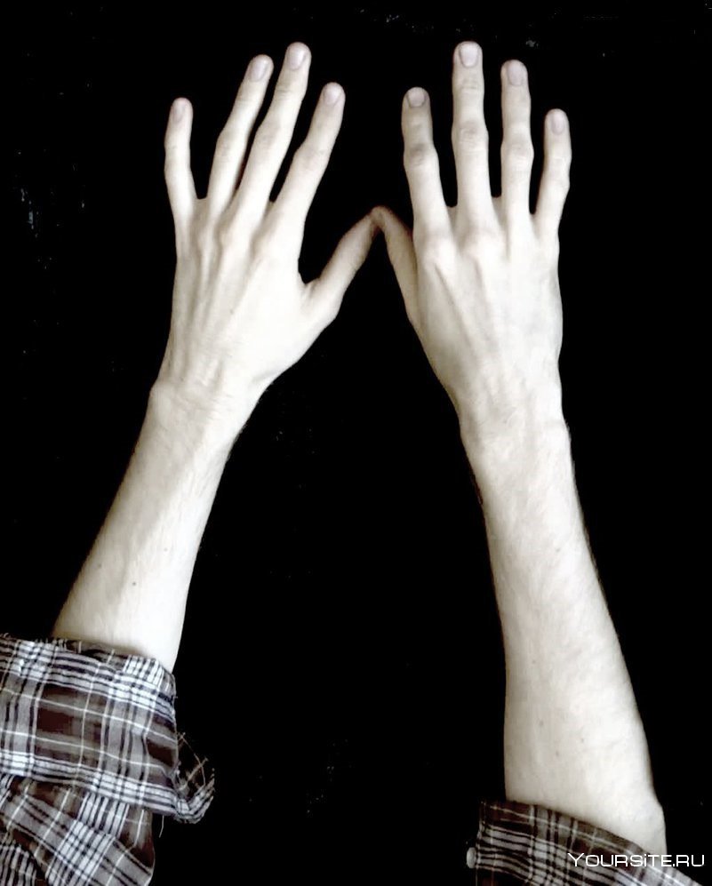 Красивые худые руки