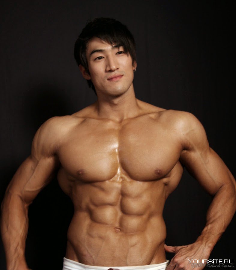 Азиаты фитнес модели мужчины
