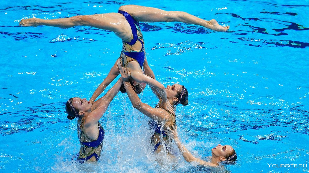 Синхронное плавание Олимпийские чемпионки