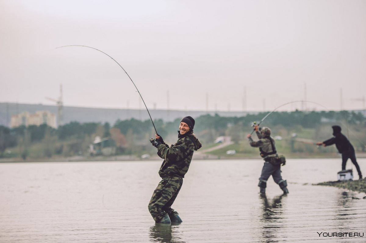 Ловля рыбы спиннингом с берега