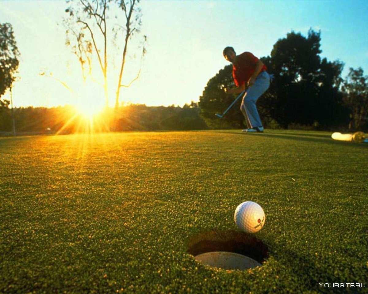 Деревянный мяч для гольфа