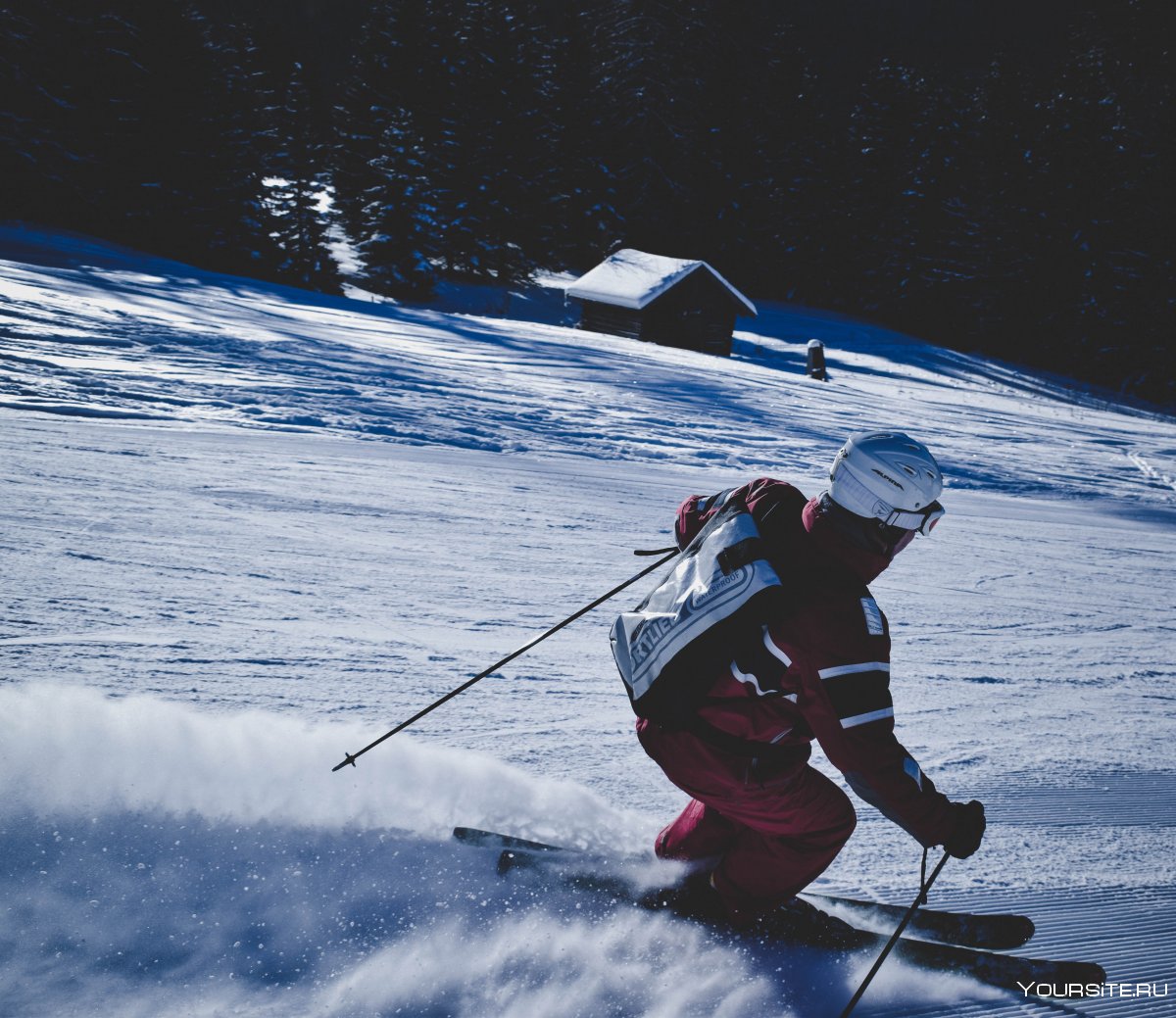 Спорт лыжи горы