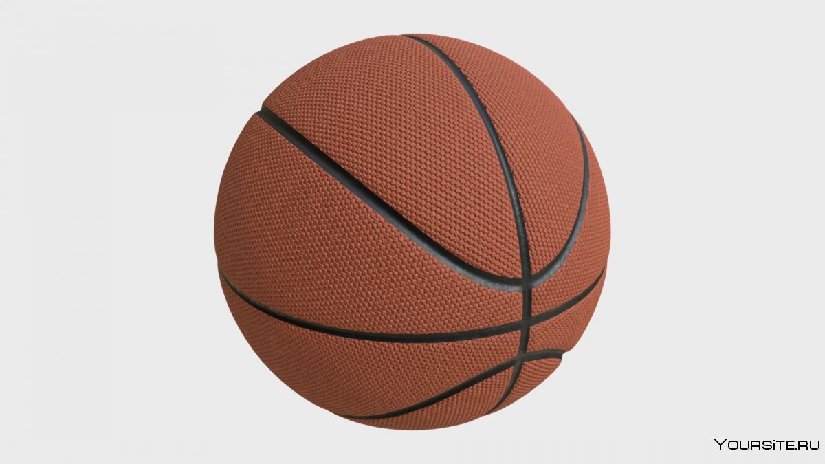 Баскетбольный мяч без фона