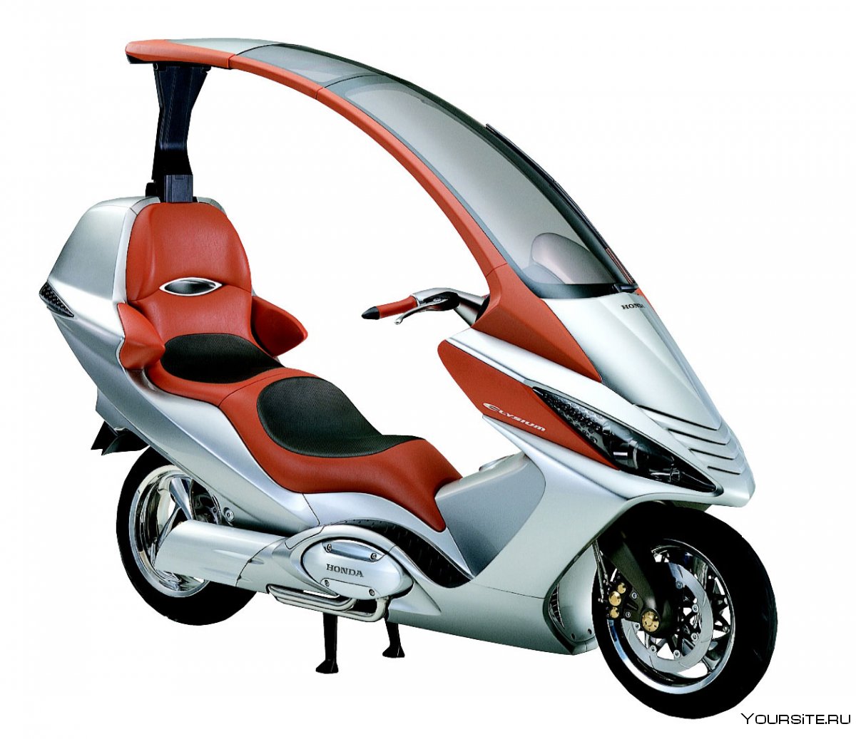 Honda's Elysium скутер с крышей