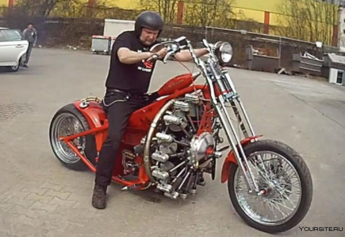 Красный Барон мотоцикл