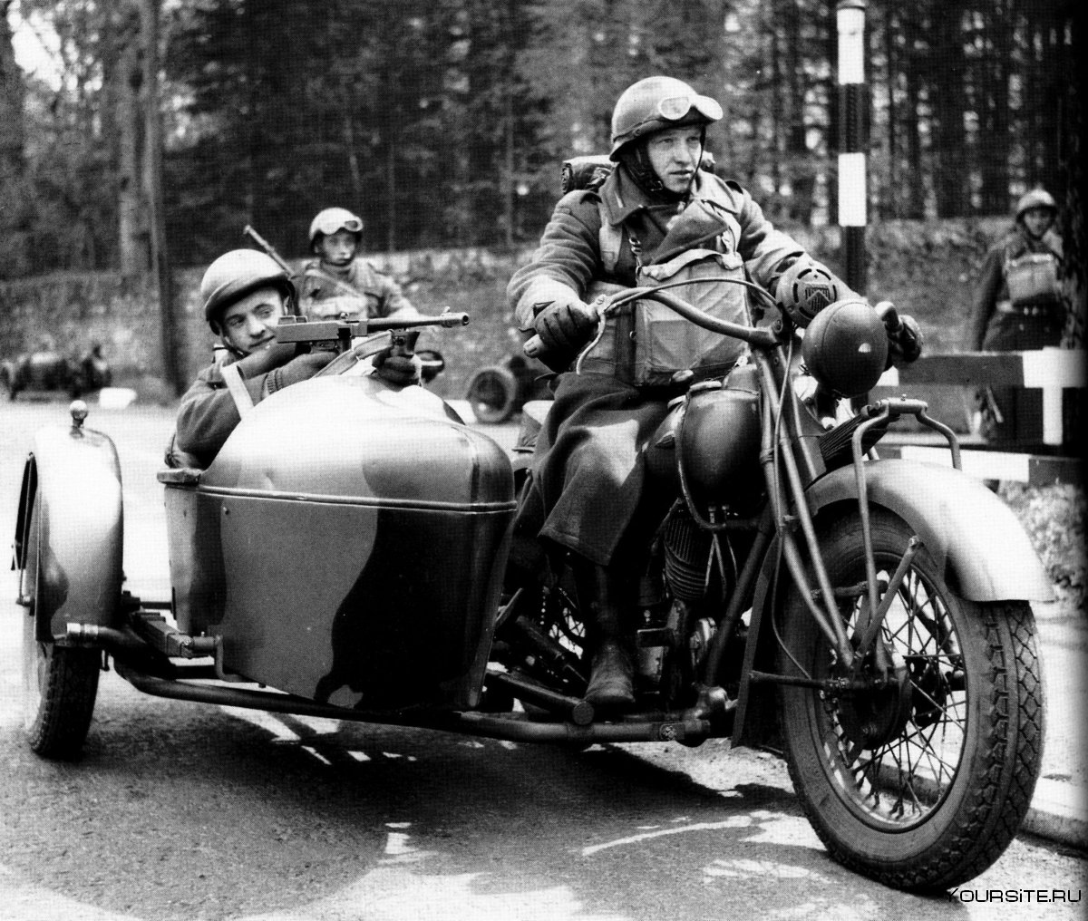 Немецкий военный мотоцикл 1941