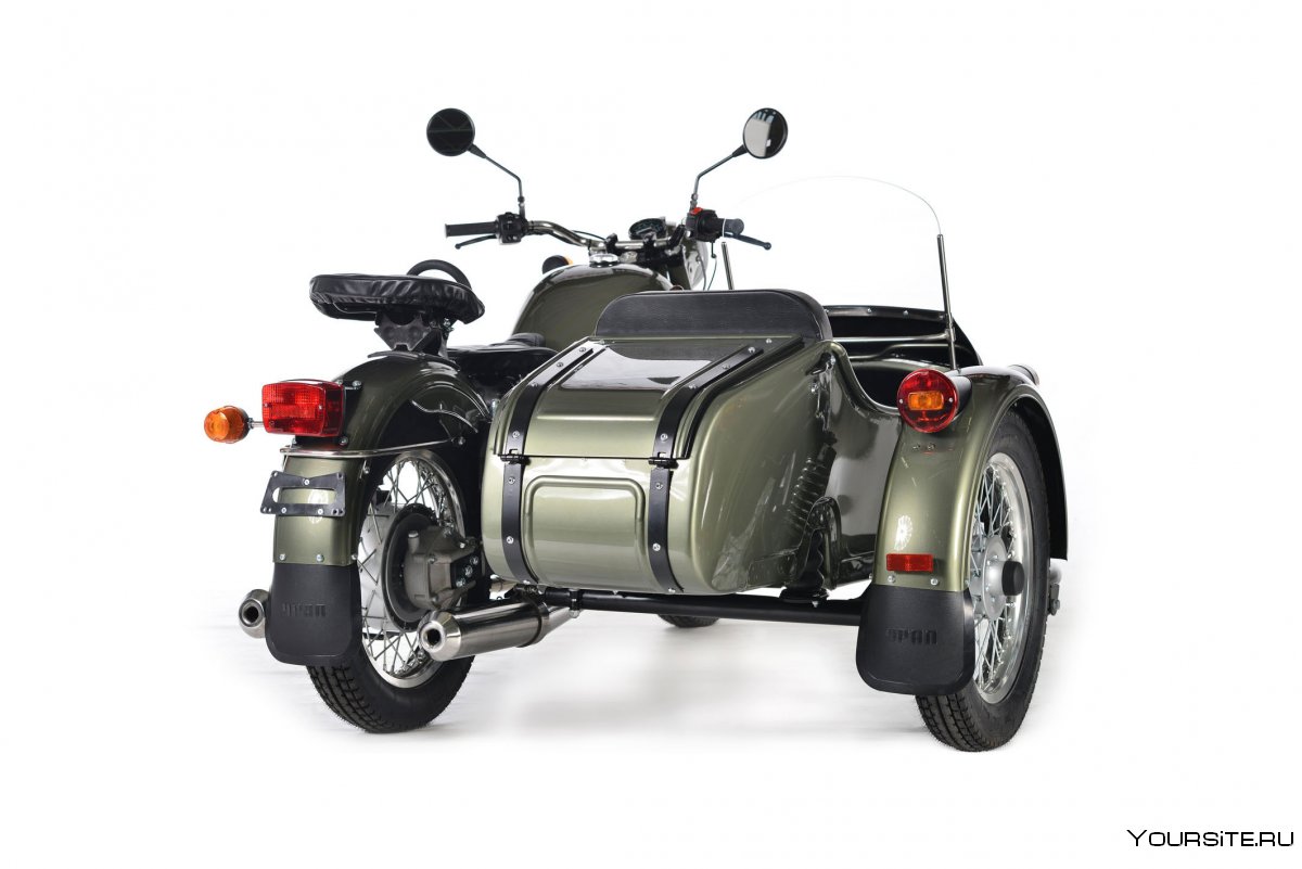 Мотоцикл Урал с приводом на коляску от Днепр 16
