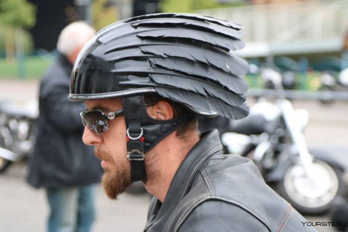 Прикольные шлемы для мотоциклов