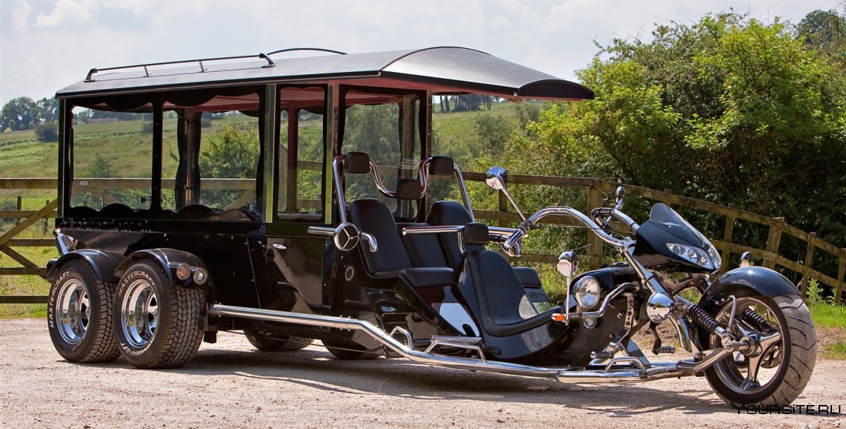 Трайк — трехколесный мотоцикл.