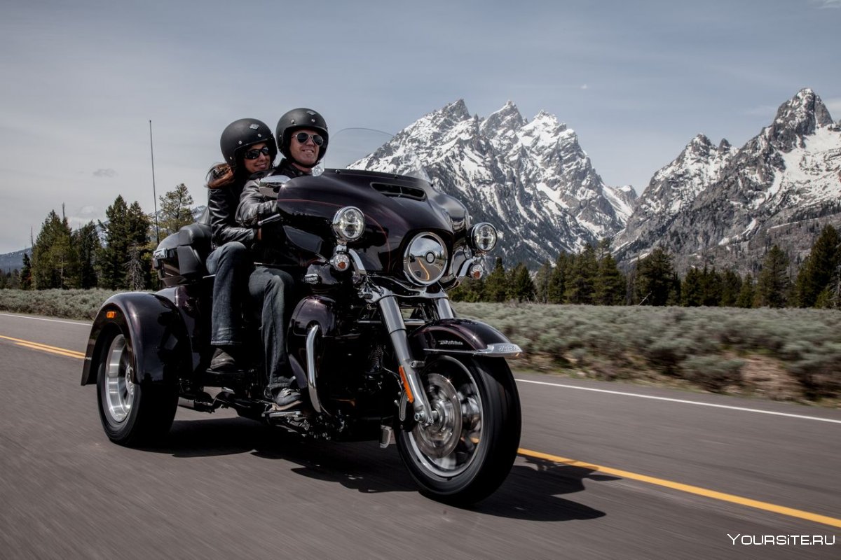 Путешествие на мотоцикле Харлей Дэвидсон
