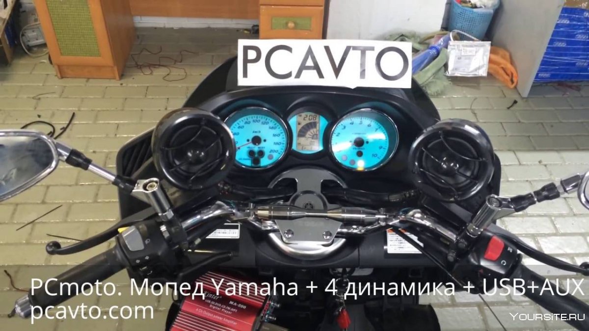 Магнитола в мотоцикл Урал