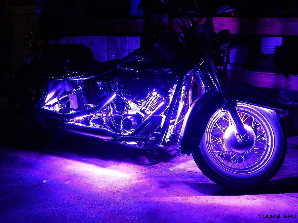 Урал мотоцикл неон