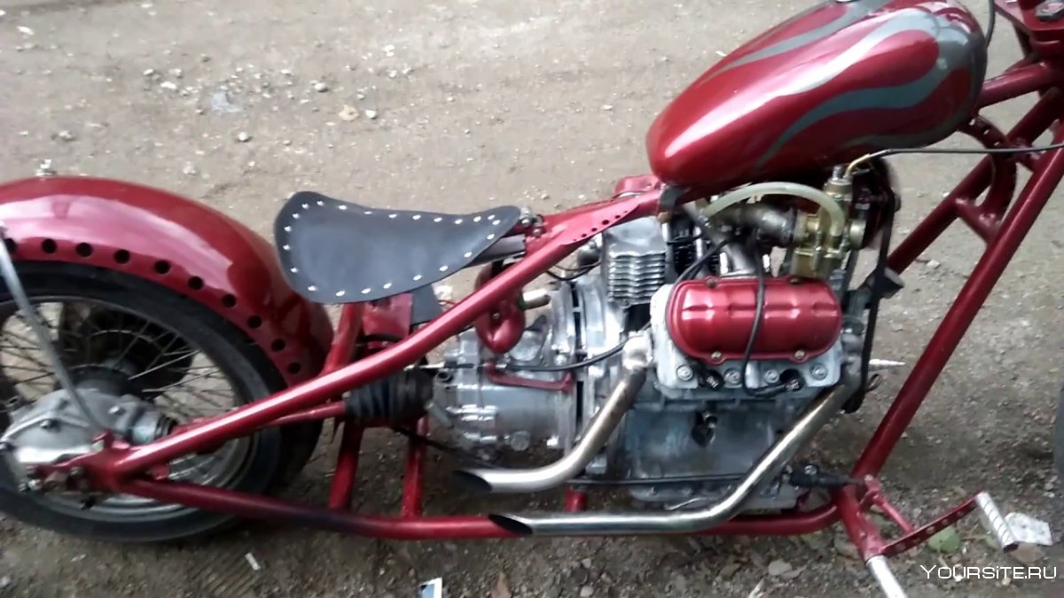 Мотоцикл с двигателем ЗАЗ 968