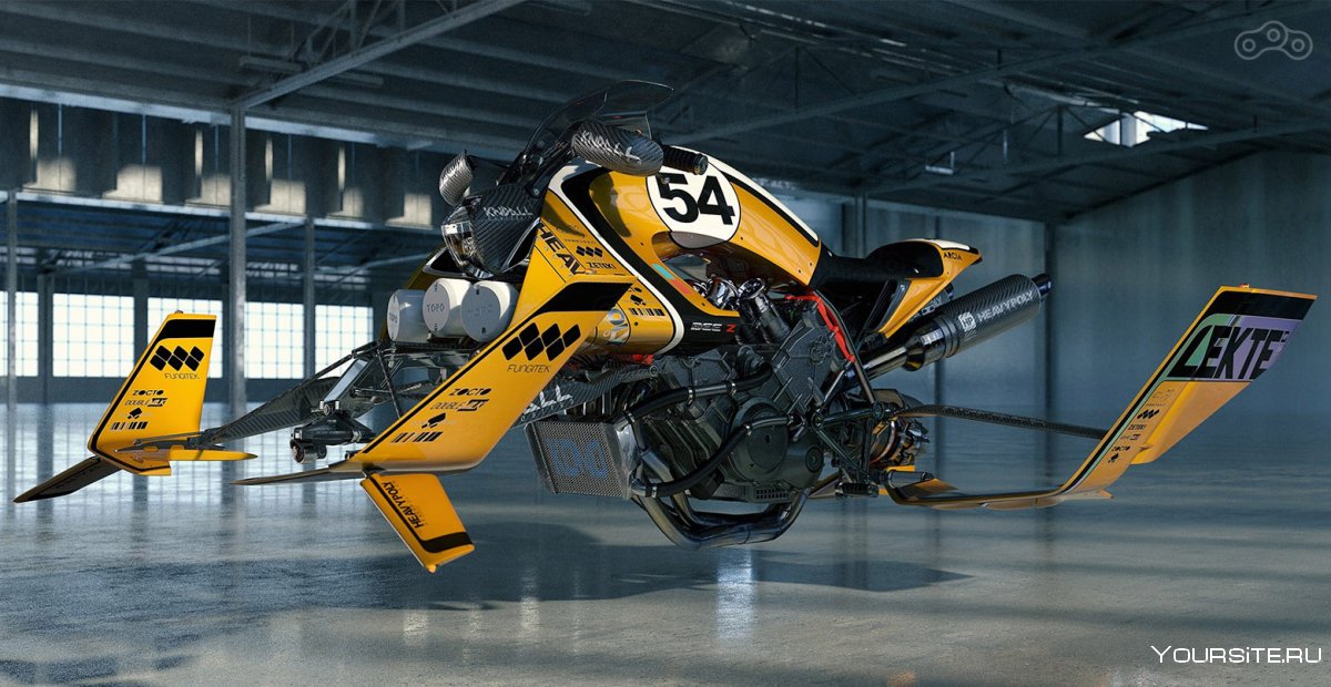 Летающий мотоцикл-трансформер Lazareth