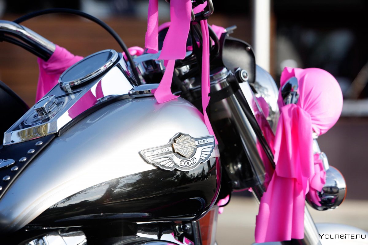 Мотоцикл Дукати спортбайк розовый