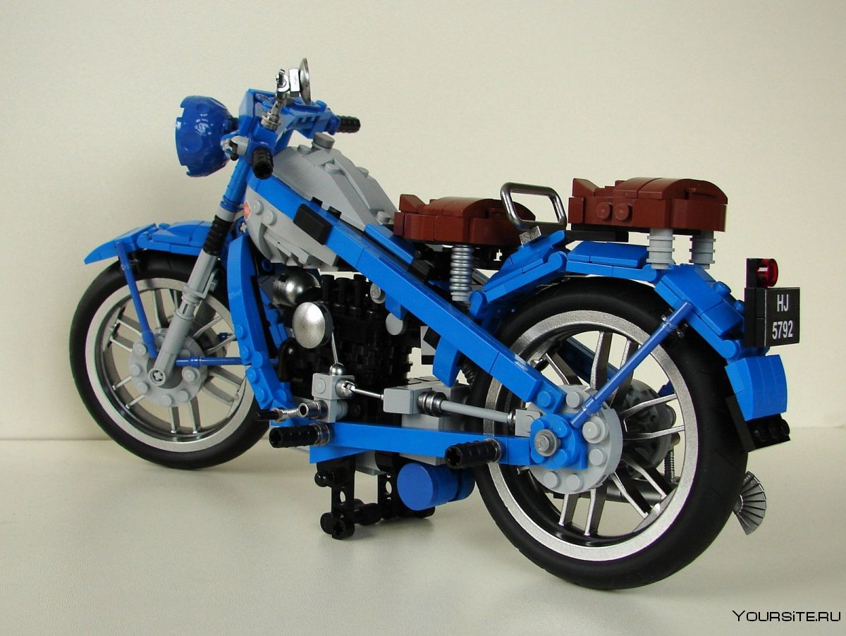 Мотоцикл Урал из лего техник