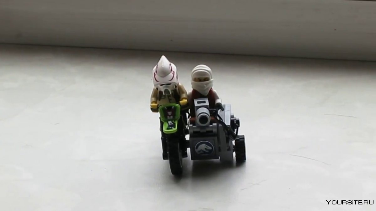 Лего мотоцикл для зомби апокалипсиса