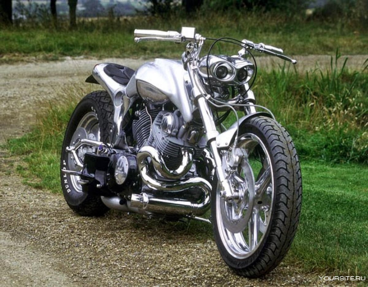 Мотоцикл Урал хромированный