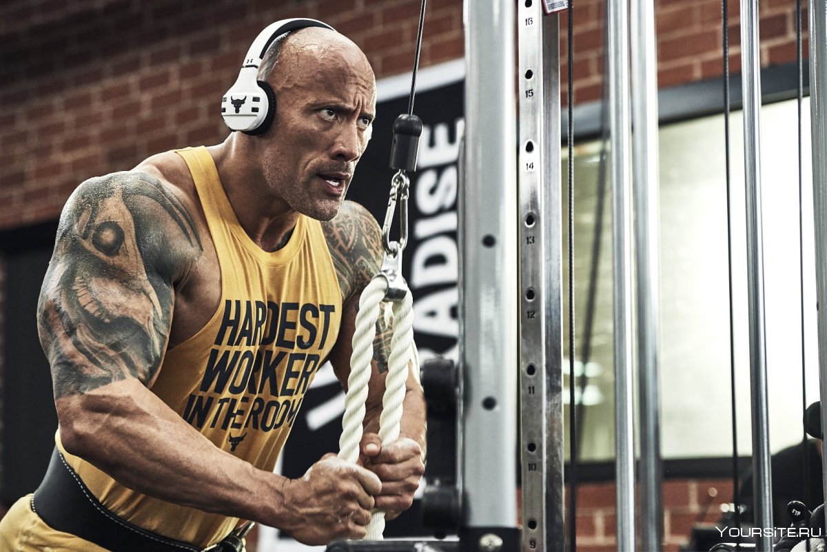 Дуэйн Джонсон under Armour the Rock