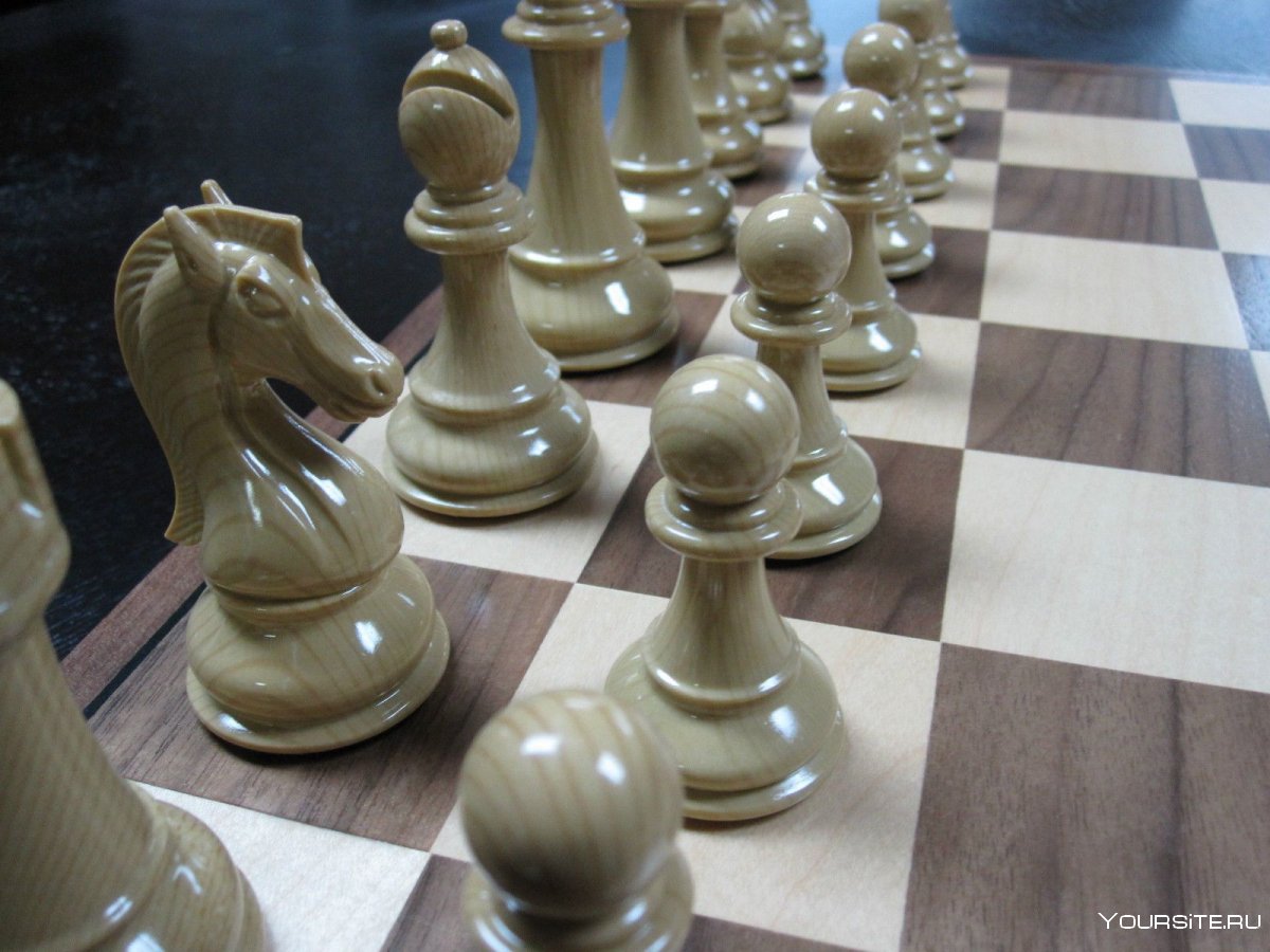 Красивое расположение шахматных фигур