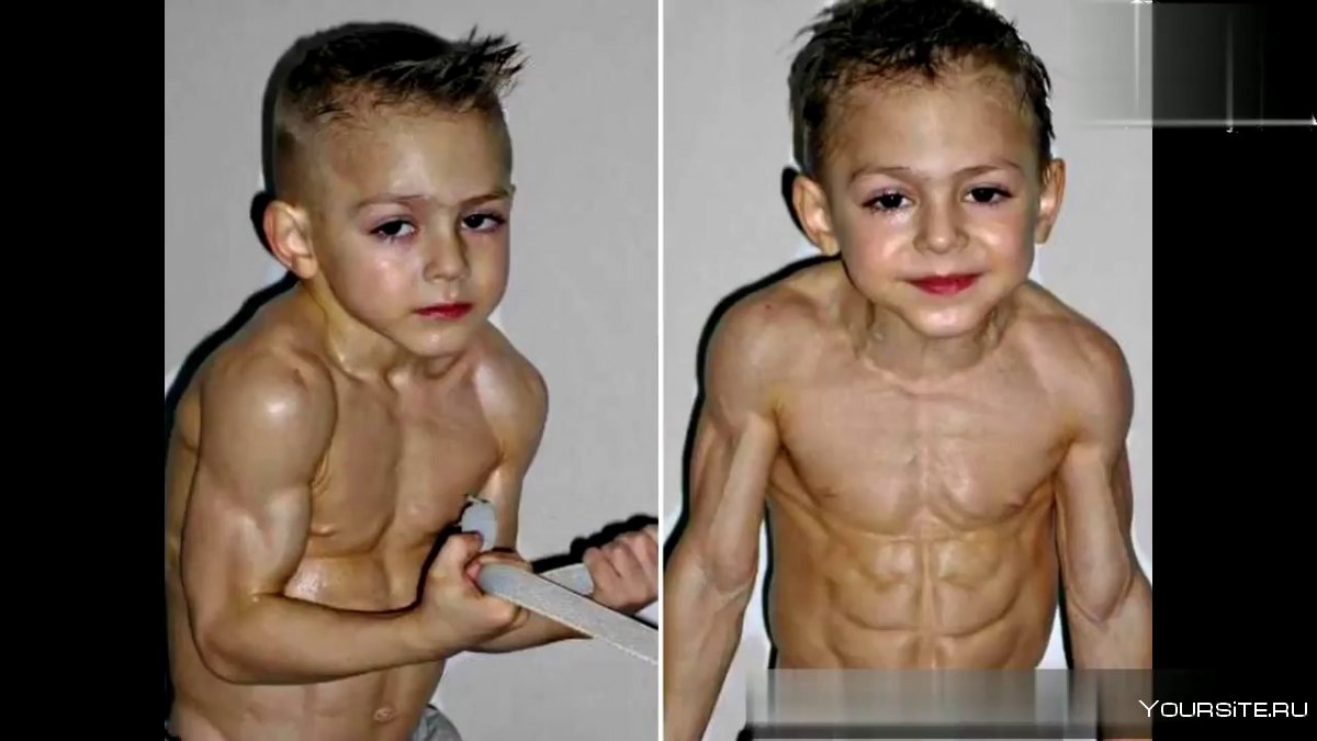 Мальчик бодибилдер Джулиано