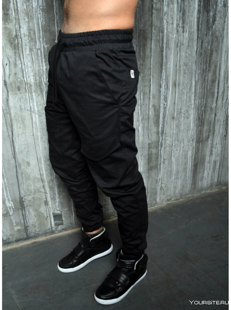 Чиносы с резинкой внизу мужские